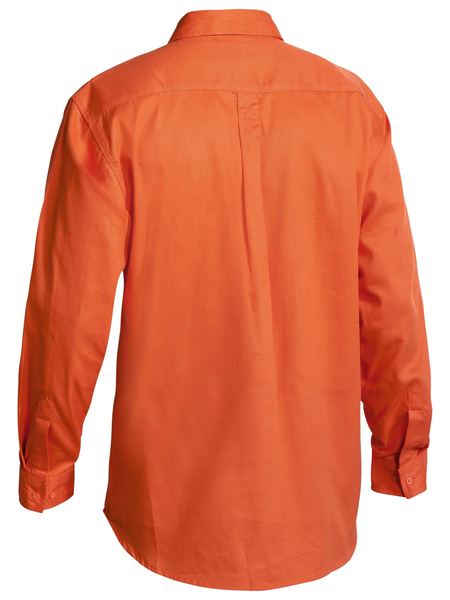 Bisley Closed Front Cotton Drill L/S Shirt - BSC6433