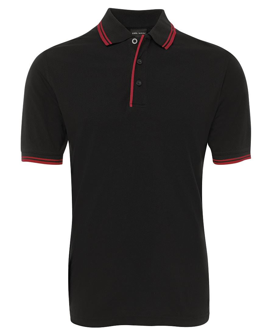 JBs Mens Poly/Cotton Contrast Polo - 2CP