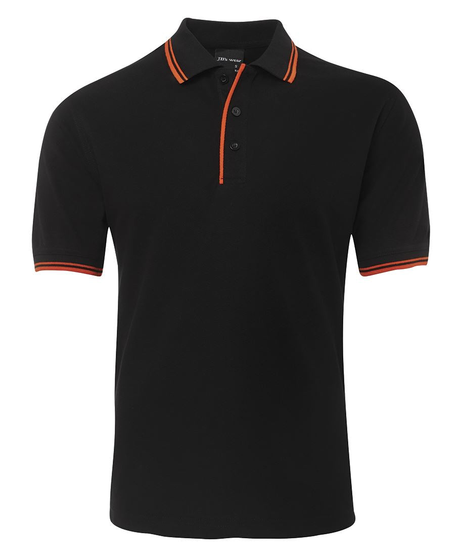 JBs Mens Poly/Cotton Contrast Polo - 2CP