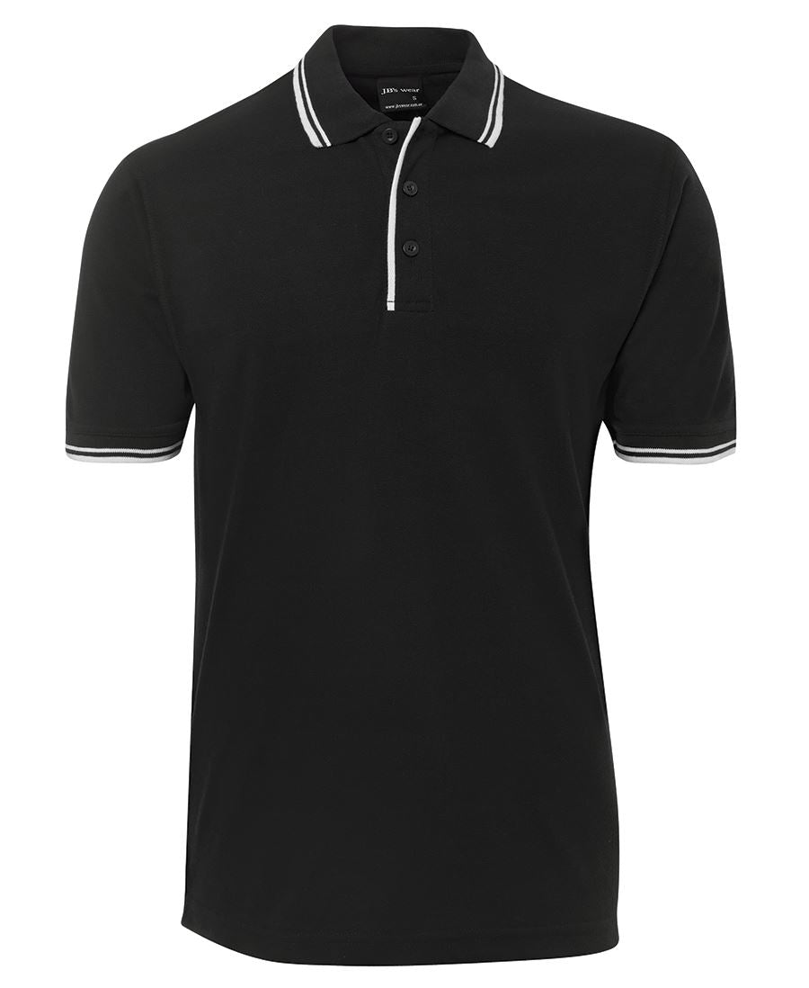 JBs Mens Poly/Cotton Contrast Polo - 2CP