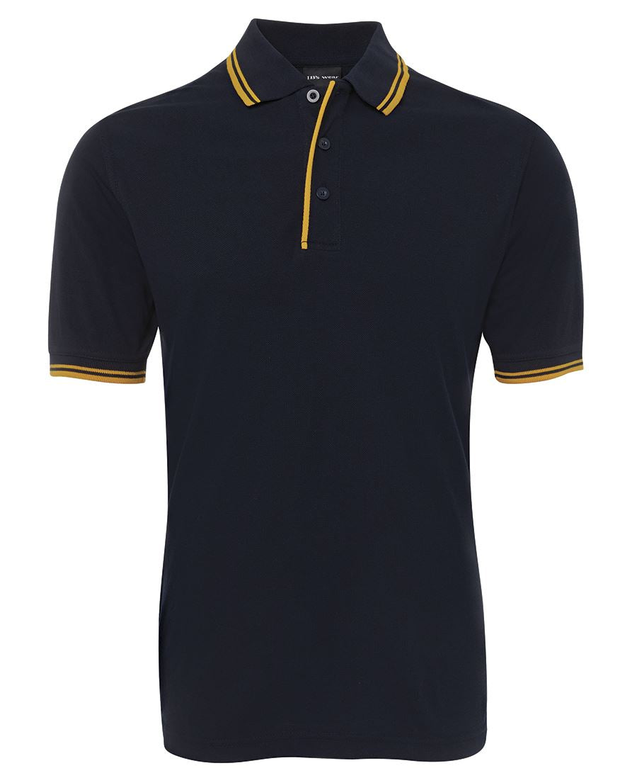 JBs Mens Poly/Cotton Contrast Polo - 2CP