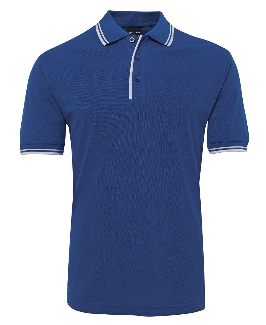 JBs Mens Poly/Cotton Contrast Polo - 2CP