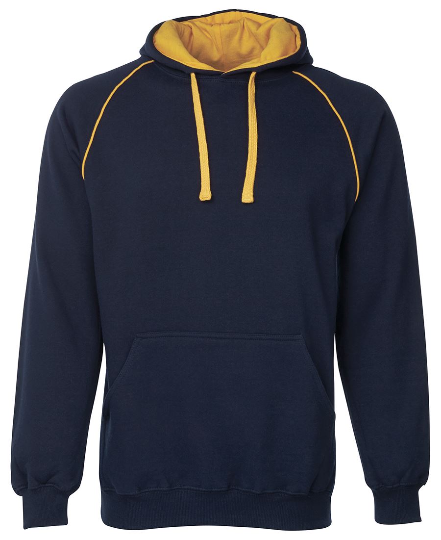 JBs Contrast Fleecy Hoodie - 3CFH