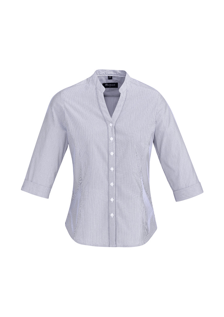 Biz Corporates Ladies Bordeaux 3/4 Sleeve Shirt