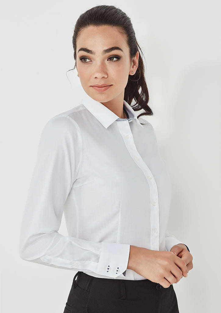 Biz Corporates Ladies Herne Bay L/S Shirt - 41820