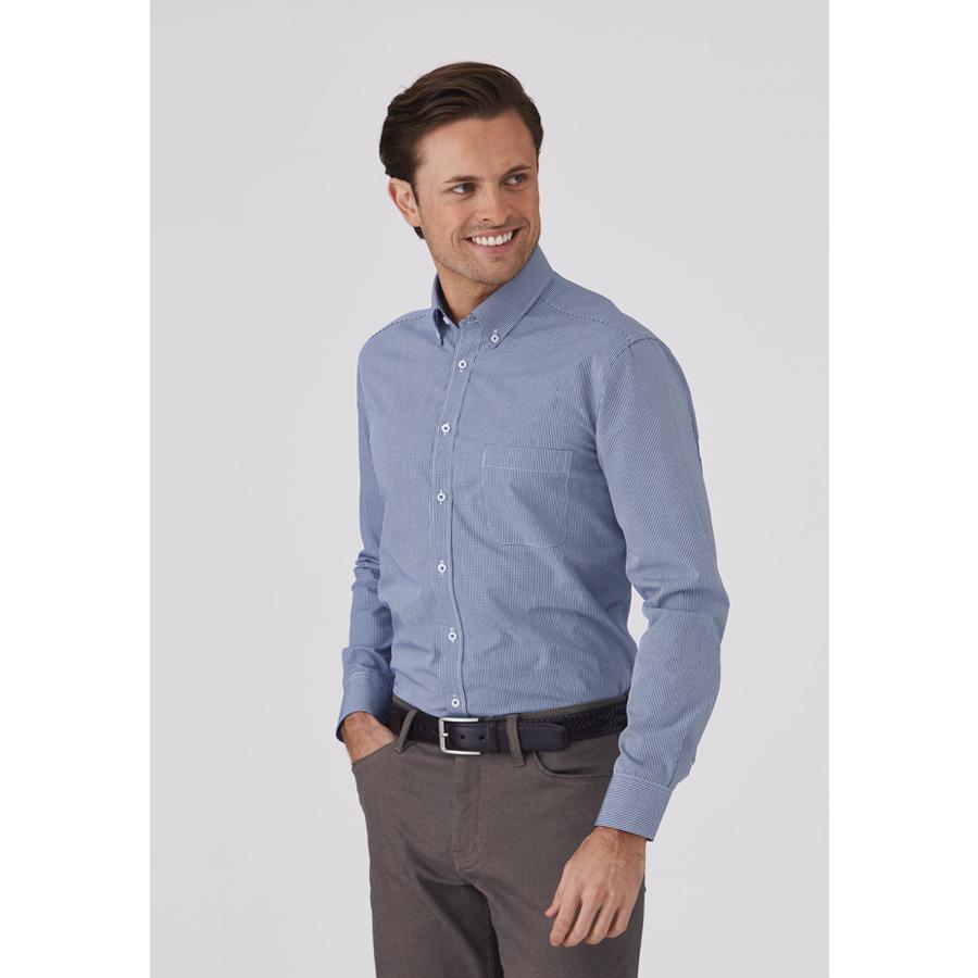 City Collection Mens L/S Pippa Check - 4222LS
