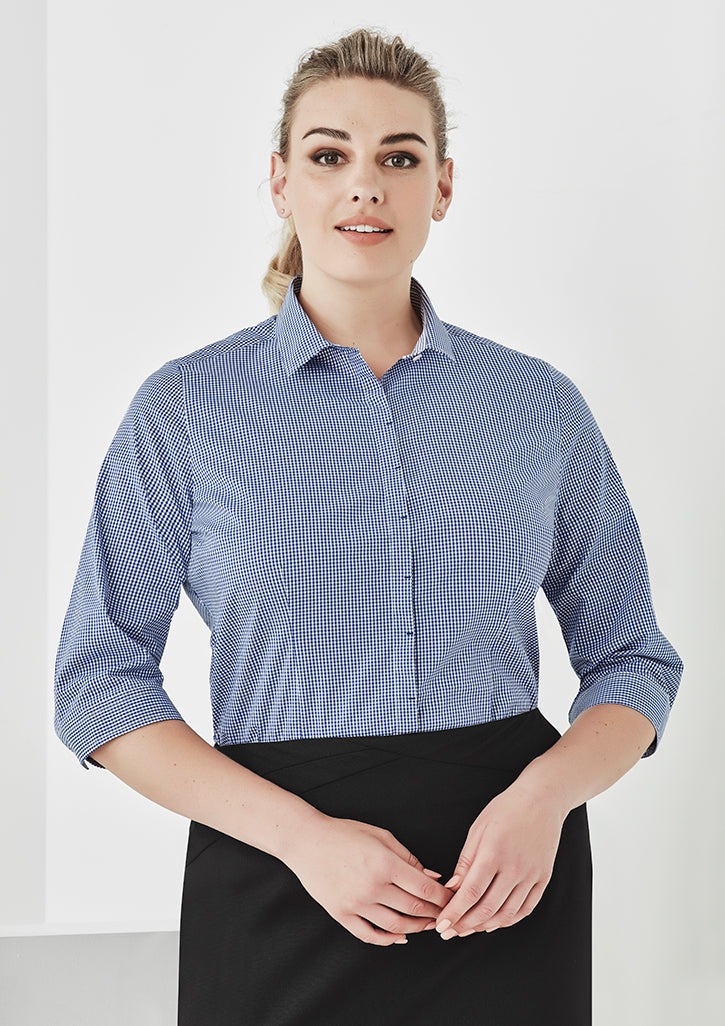 Biz Corporates Ladies Newport 3/4 Sleeve Shirt