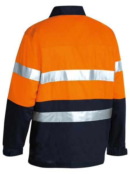 Bisley Taped HiVis Drill Jacket - BK6710T