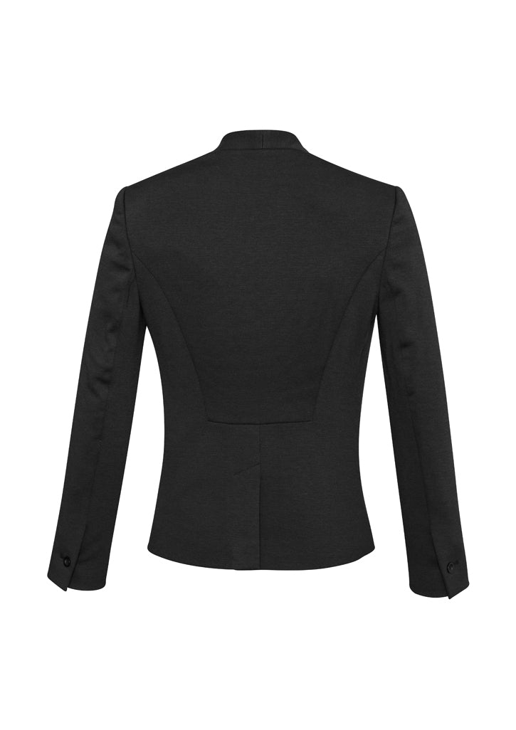 Biz Corporates Ladies Single Button Collarless Jacket - 61610