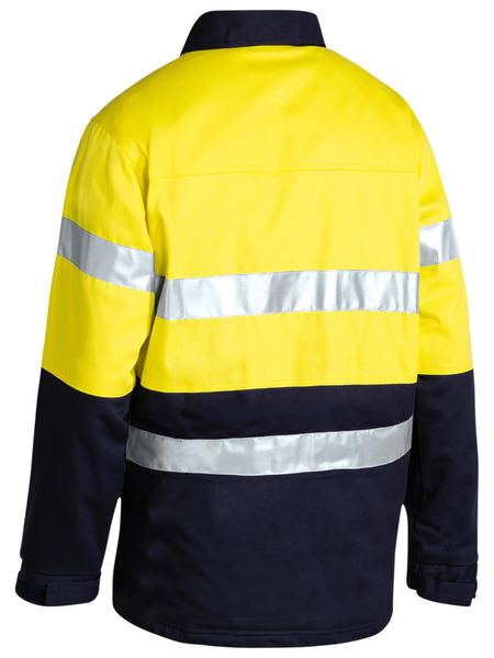 BISLEY BK6710T TAPED HIVIS DRILL JACKET