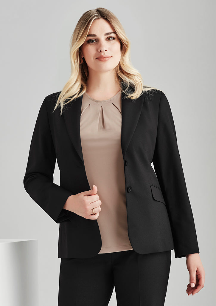 Biz Corporates Ladies Wool Blend Longline Jacket - 64012