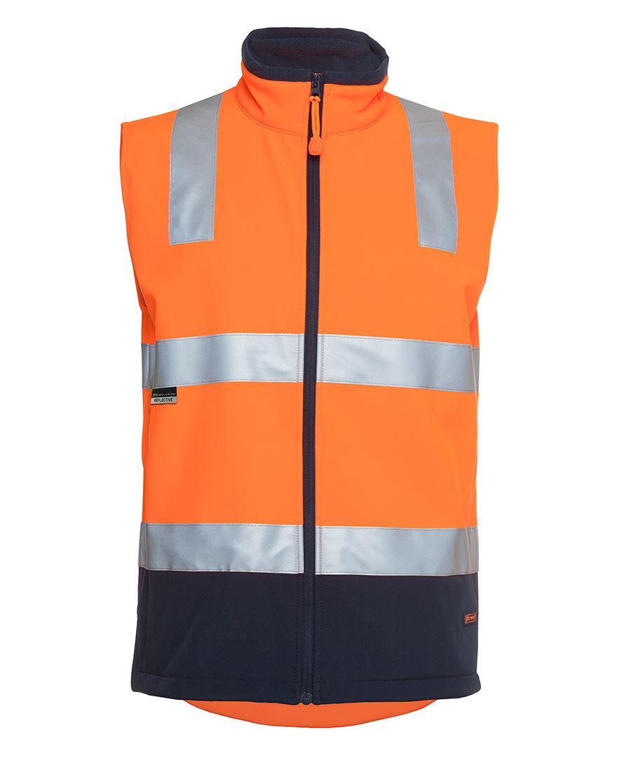 JBs 6D4LK HIVIS DAY/NIGHT SOFTSHELL VEST