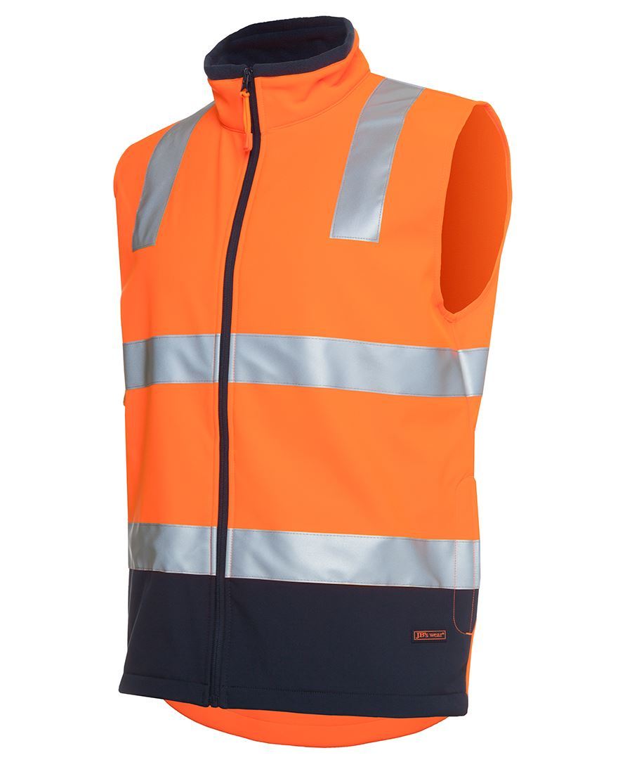 JBs 6D4LK HIVIS DAY/NIGHT SOFTSHELL VEST