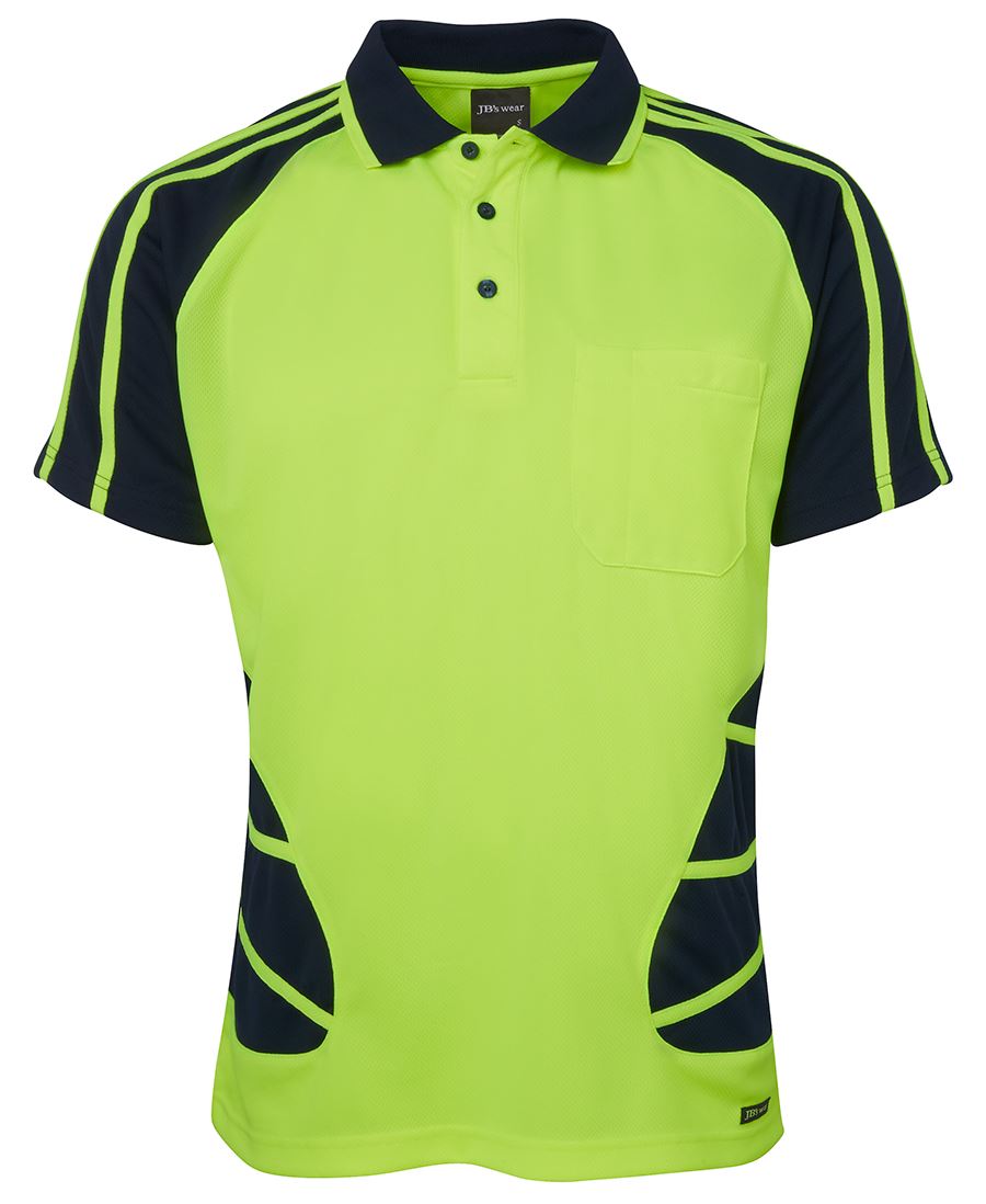 JBs HiVis Spider Polo - 6HSP