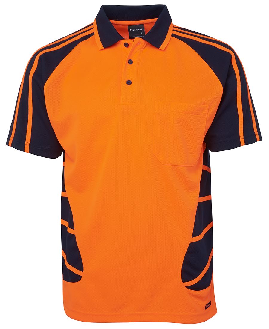 JBs HiVis Spider Polo - 6HSP