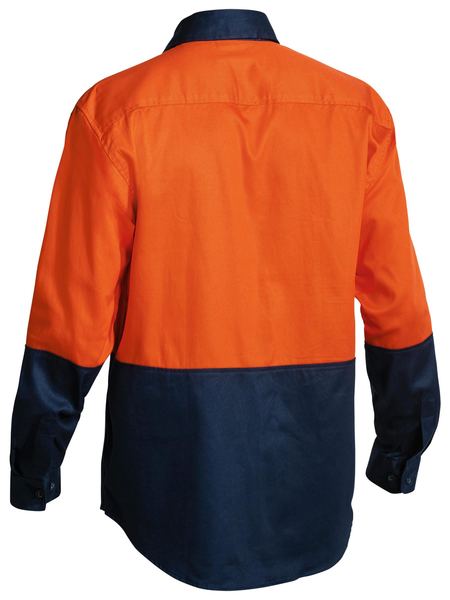 Bisley HiVis Cotton Drill L/S Shirt - BS6267