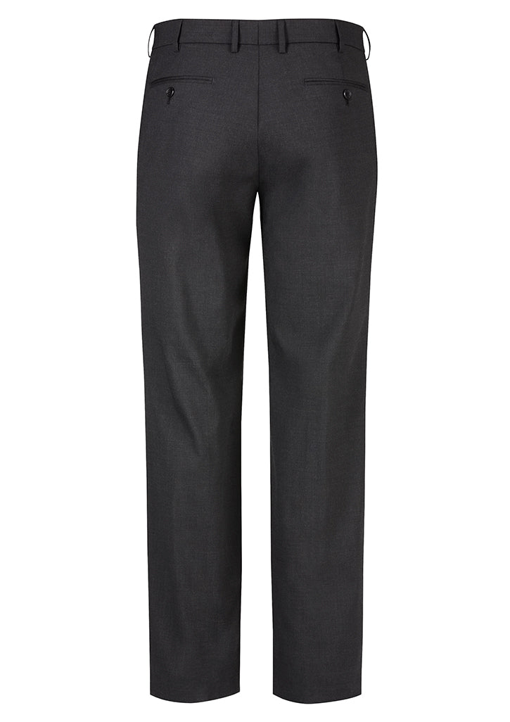 Biz Corporates Mens One Pleat Wool Blend Pant - 74011