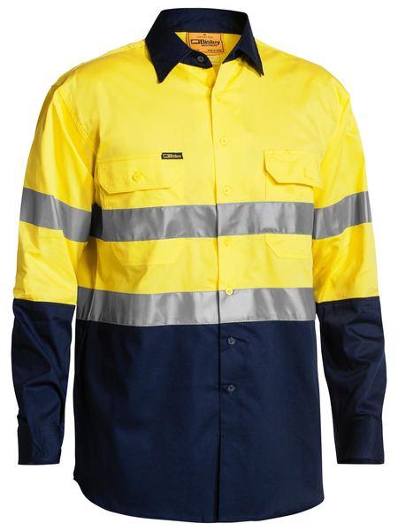 BISLEY BS6896 TAPED HIVIS COOL LIGHTWEIGHT SHIRT