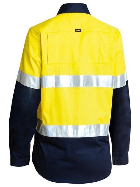 LADIES BL6896 TAPED HIVIS LIGHTWEIGHT SHIRT