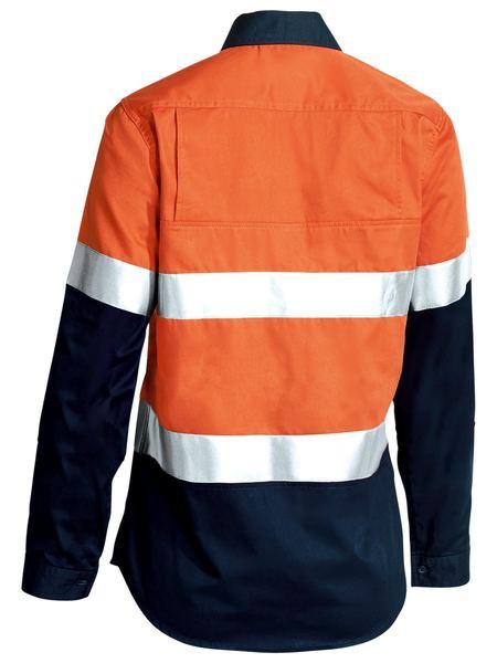 LADIES BL6896 TAPED HIVIS LIGHTWEIGHT SHIRT