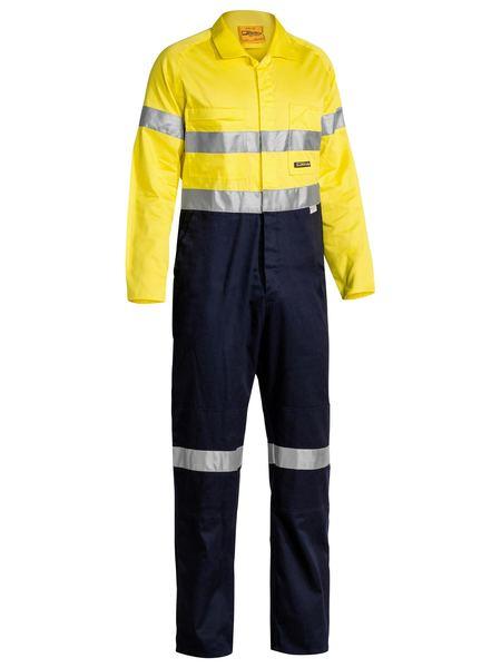 BISLEY BC6719TW TAPED HIVIS LIGHTWEIGHT COVERALL