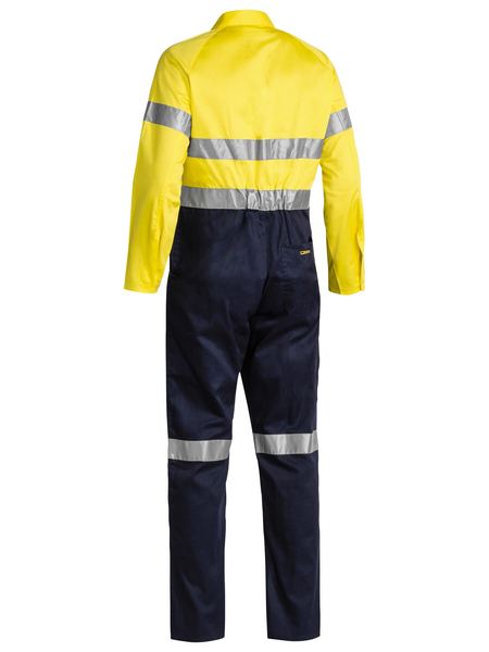 BISLEY BC6719TW TAPED HIVIS LIGHTWEIGHT COVERALL