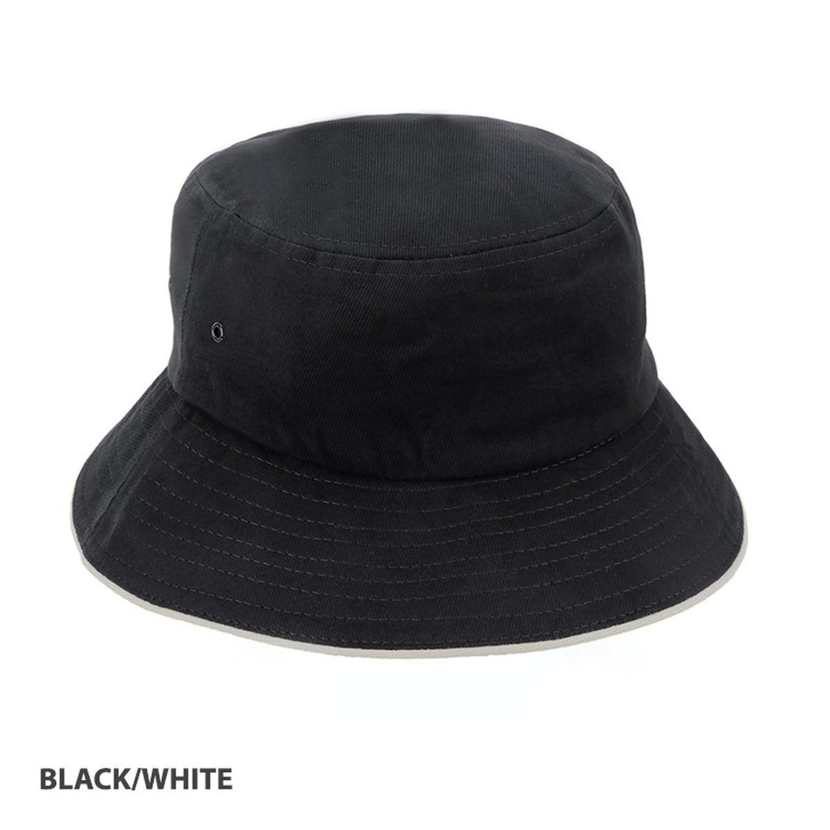Grace Contrast Cotton Bucket Hat - AH695