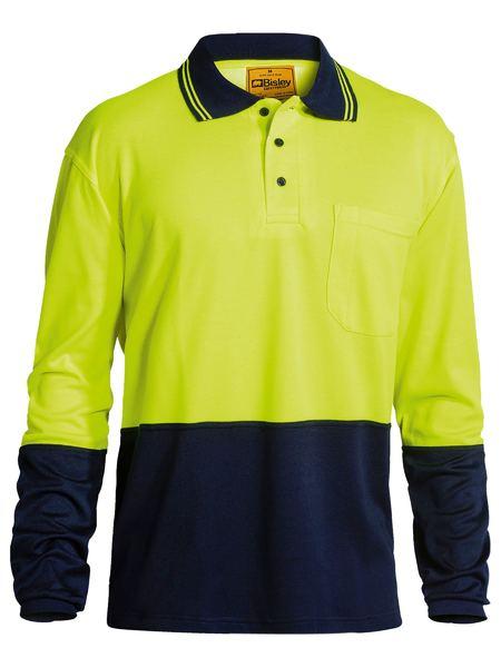 BISLEY BK6234 HIVIS COTTON BACK POLO