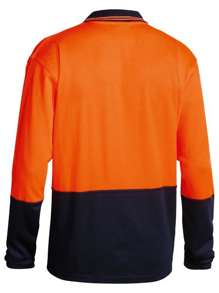 Bisley HiVis Cotton Back L/S Polo - BK6234