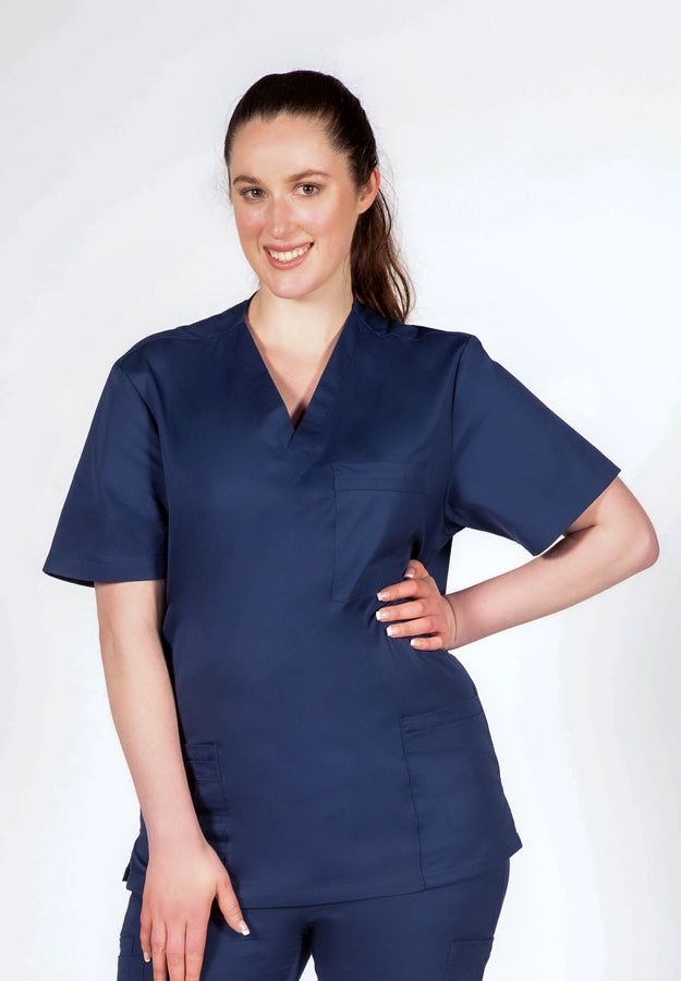 City Health Poly/Cotton Unisex Scrub Top - CA5TU