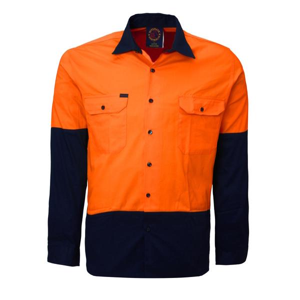 RITEMATE RM107V2 HIVIS LIGHT VENTED SHIRT