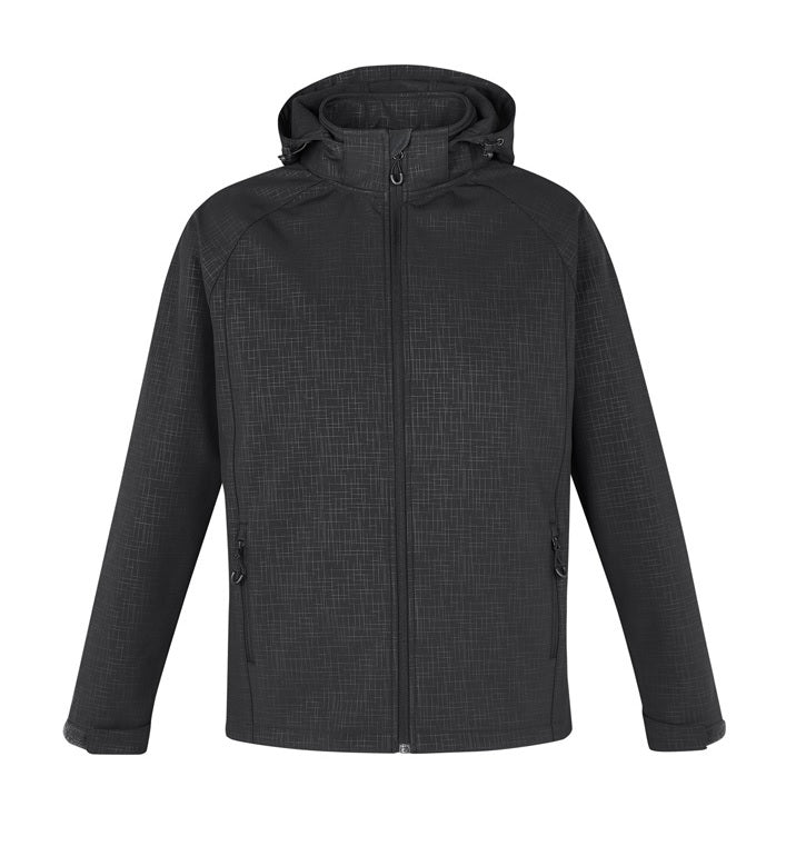 Biz Mens Geo Soft Shell Jacket - J135M