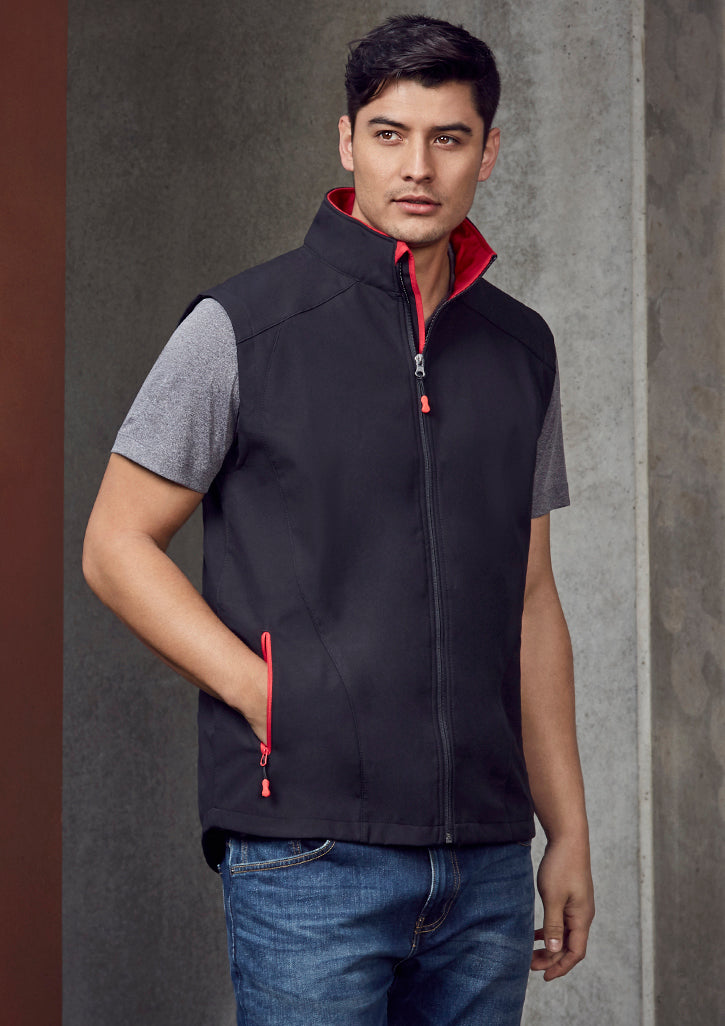 Biz Mens Geneva Softshell Vest