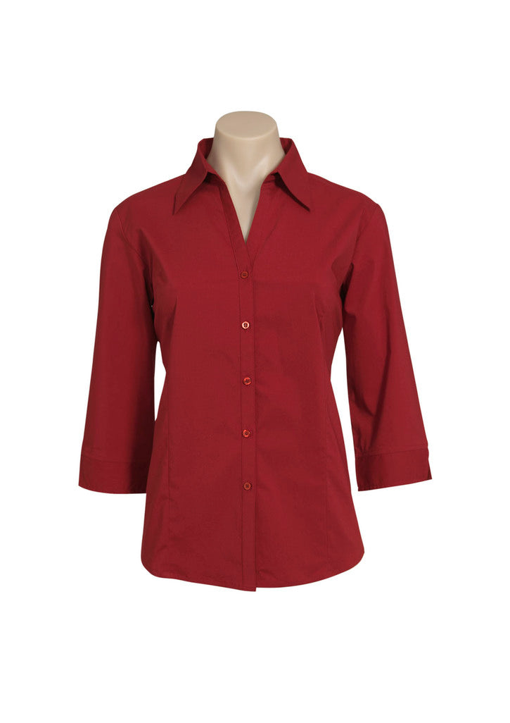 Biz Ladies 3/4 Sleeve Metro Shirt