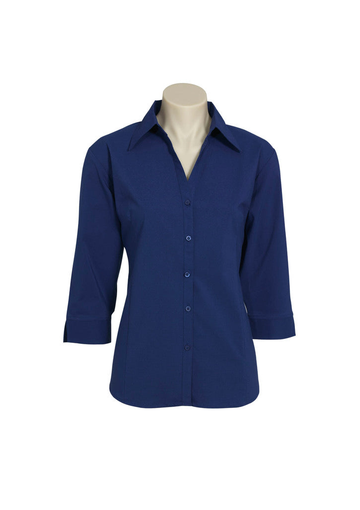 Biz Ladies 3/4 Sleeve Metro Shirt