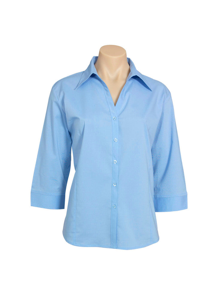 Biz Ladies 3/4 Sleeve Metro Shirt