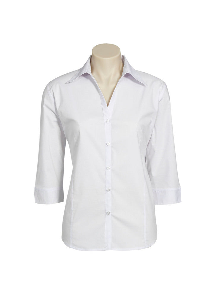 Biz Ladies 3/4 Sleeve Metro Shirt