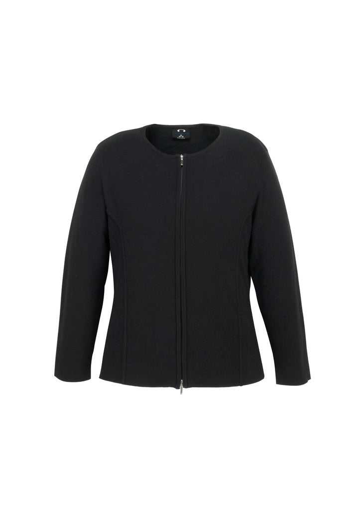 Biz Ladies 2-way Zip Cardigan - LC3505