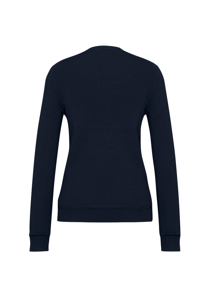 Biz Ladies V- Neck Knitted Pullover