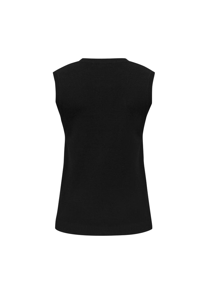 Biz Ladies V-Neck Knitted Vest