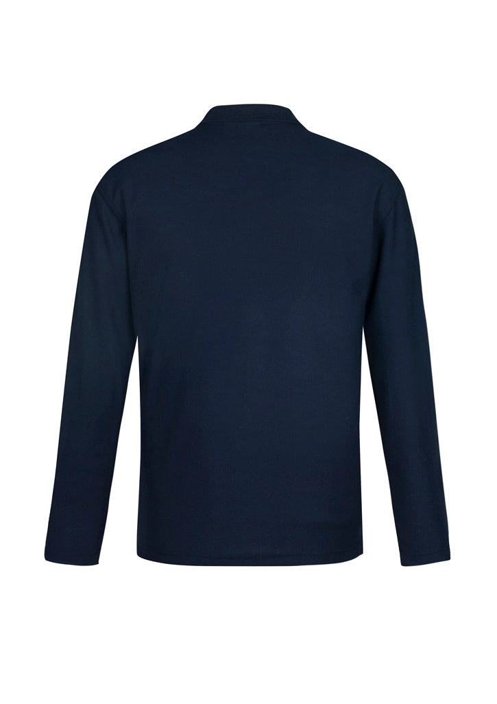 Biz Mens Crew L/S Polo