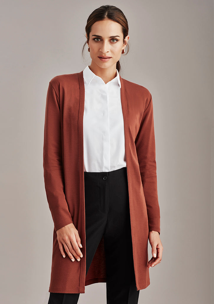 Biz Corporates Ladies Chelsea Long Line Cardigan - RLC970L