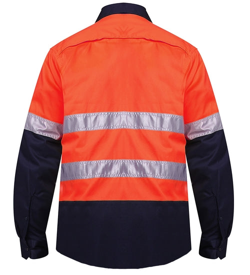 RITEMATE RM107V2R HIVIS LIGHT VENTED SHIRT TAPED