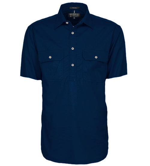 Pilbara Mens Cotton C/Front S/S Shirt - RM200CFS