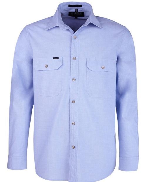 PILBARA RMPC007 CHAMBRAY SHIRT LS