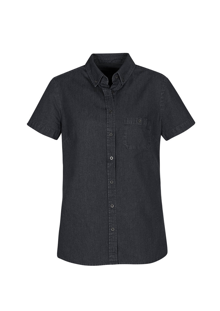 Biz Ladies Indie Denim S/S Shirt - S017LS