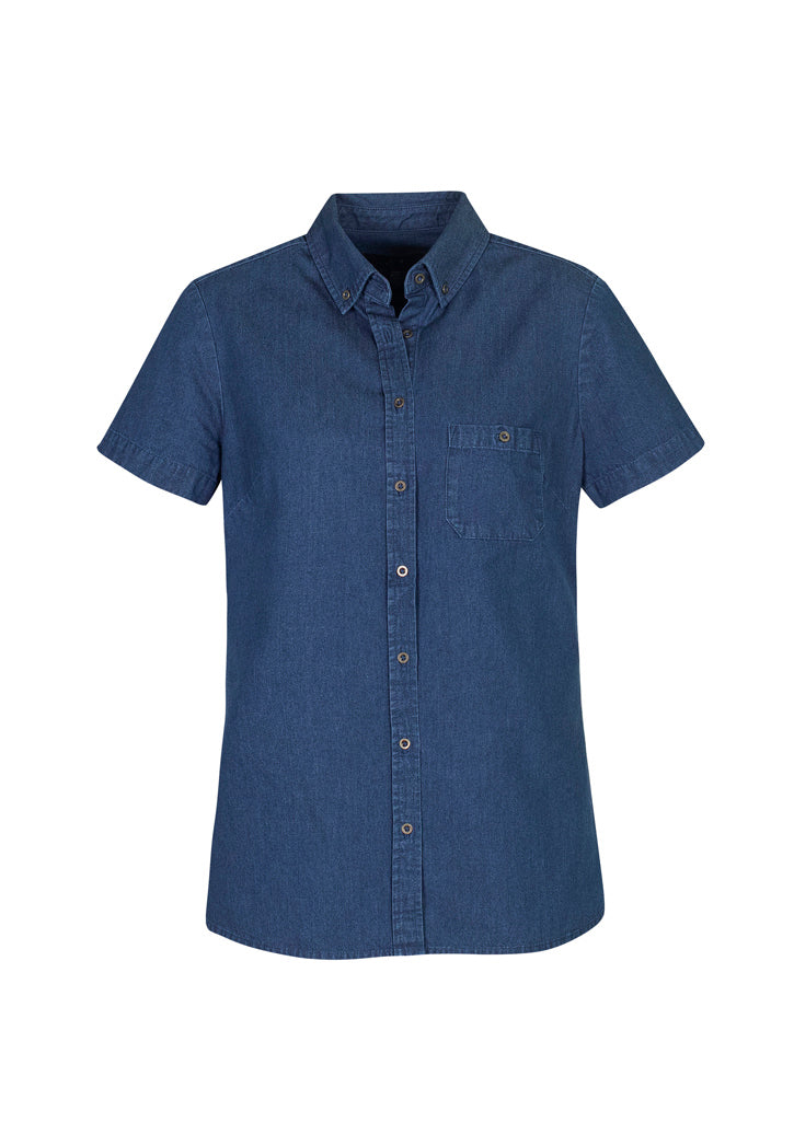 Biz Ladies Indie Denim S/S Shirt - S017LS