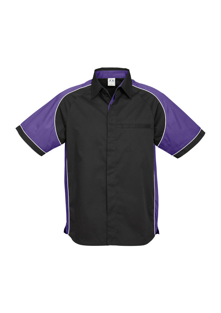 Biz Mens Nitro S/S Shirt - S10112