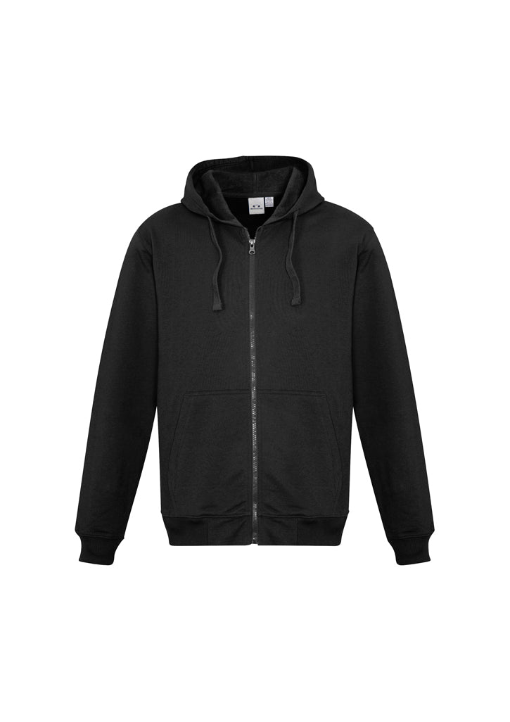 Biz Mens Crew Zip Hoodie
