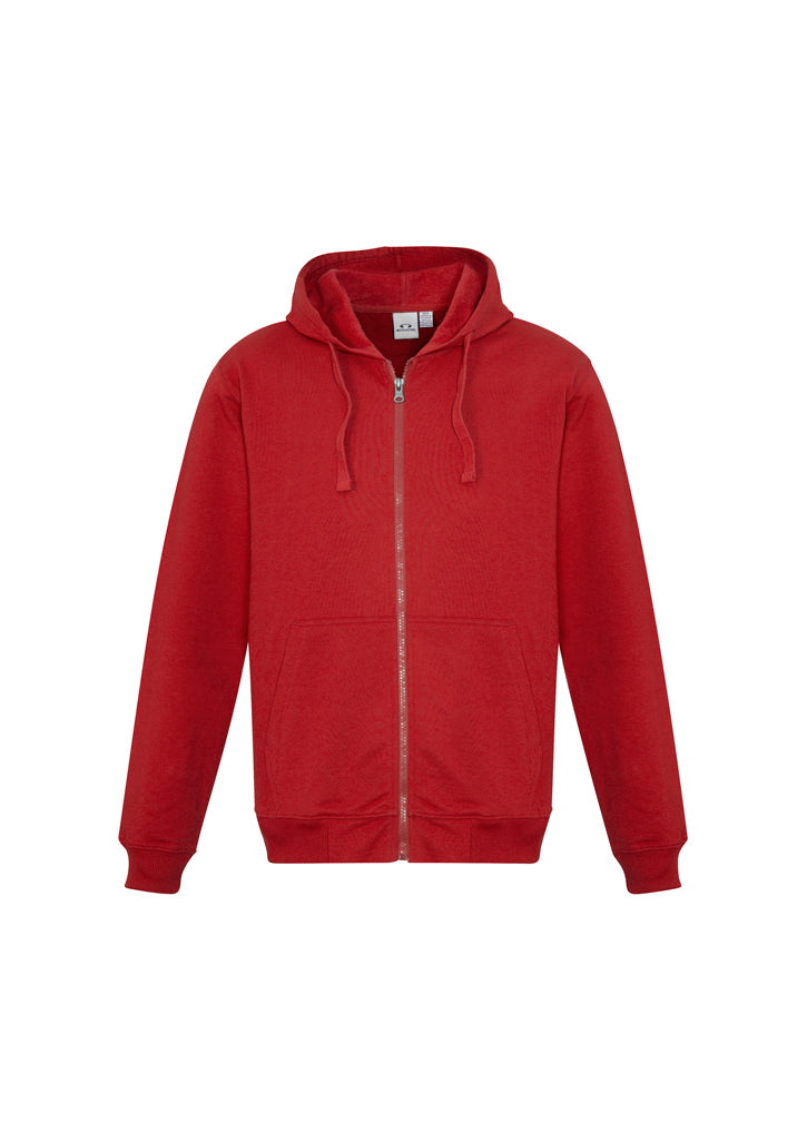 Biz Mens Crew Zip Hoodie